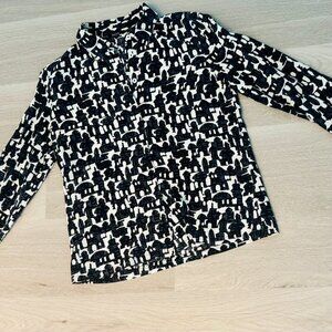 RAOUL Women's Long-Sleeved SILK Shirt SIZE US 4, UK 8